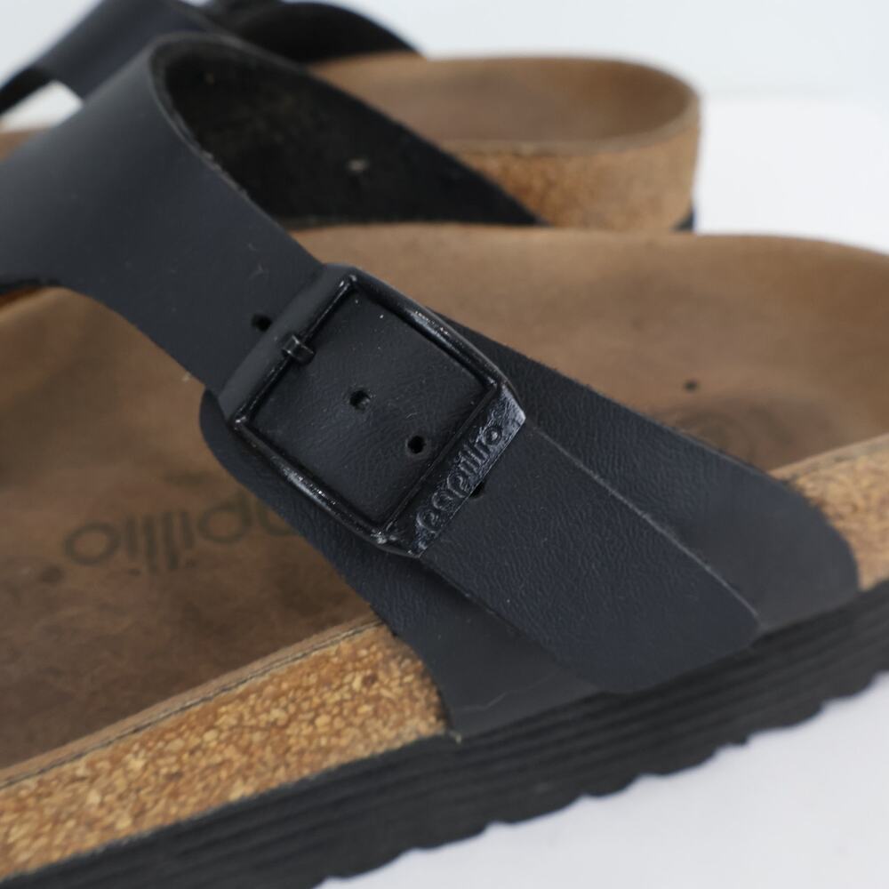Birkenstock Papillio Gizeh Platform Vegan Sandal Black Size 38 - Picture 3 of 8